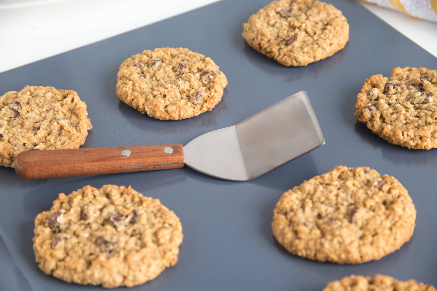 Stainless Steel with Wood Handle Cookie Spatula