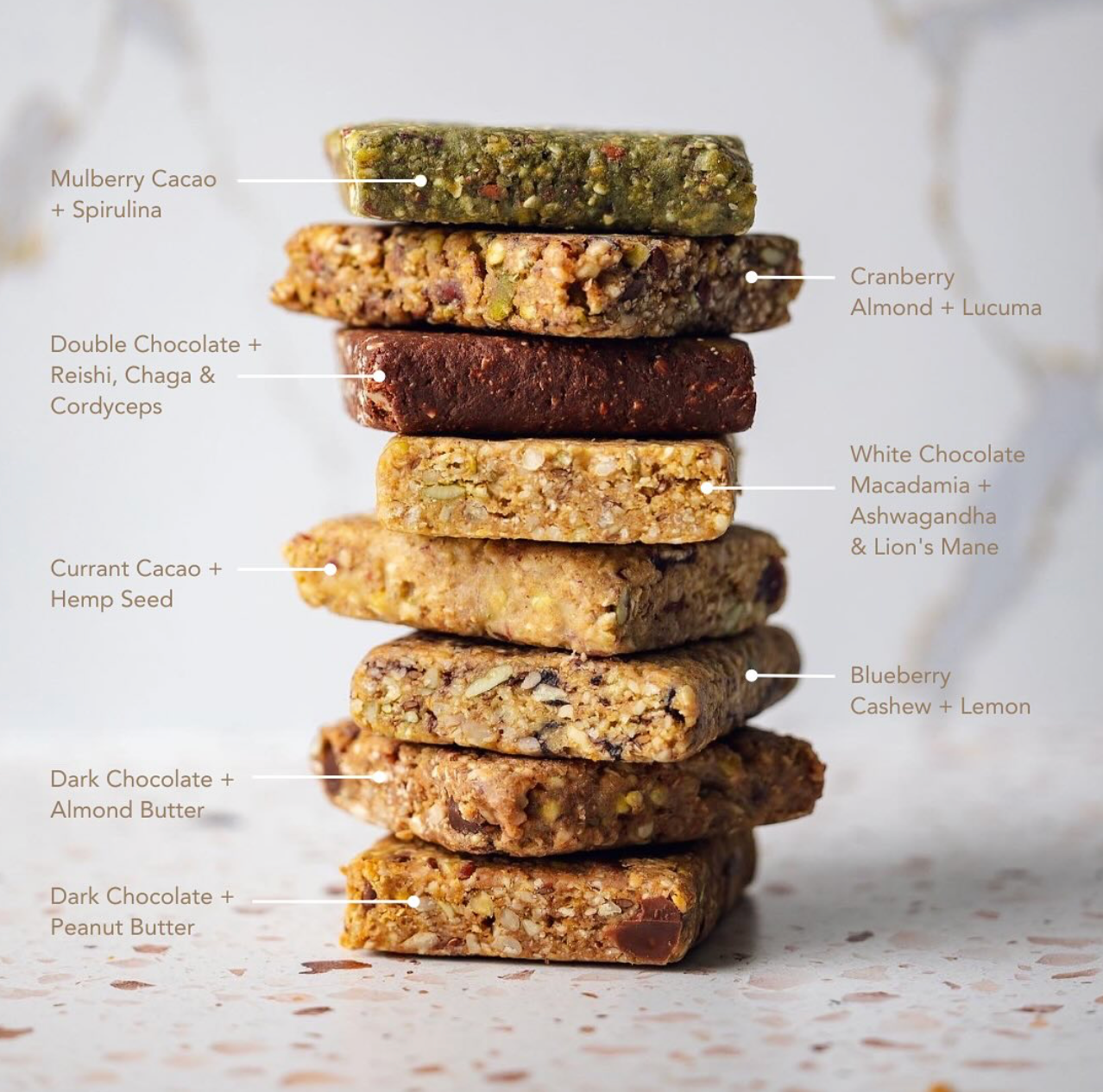 Elemental Superfood Bars - Dark Chocolate + Peanut Butter