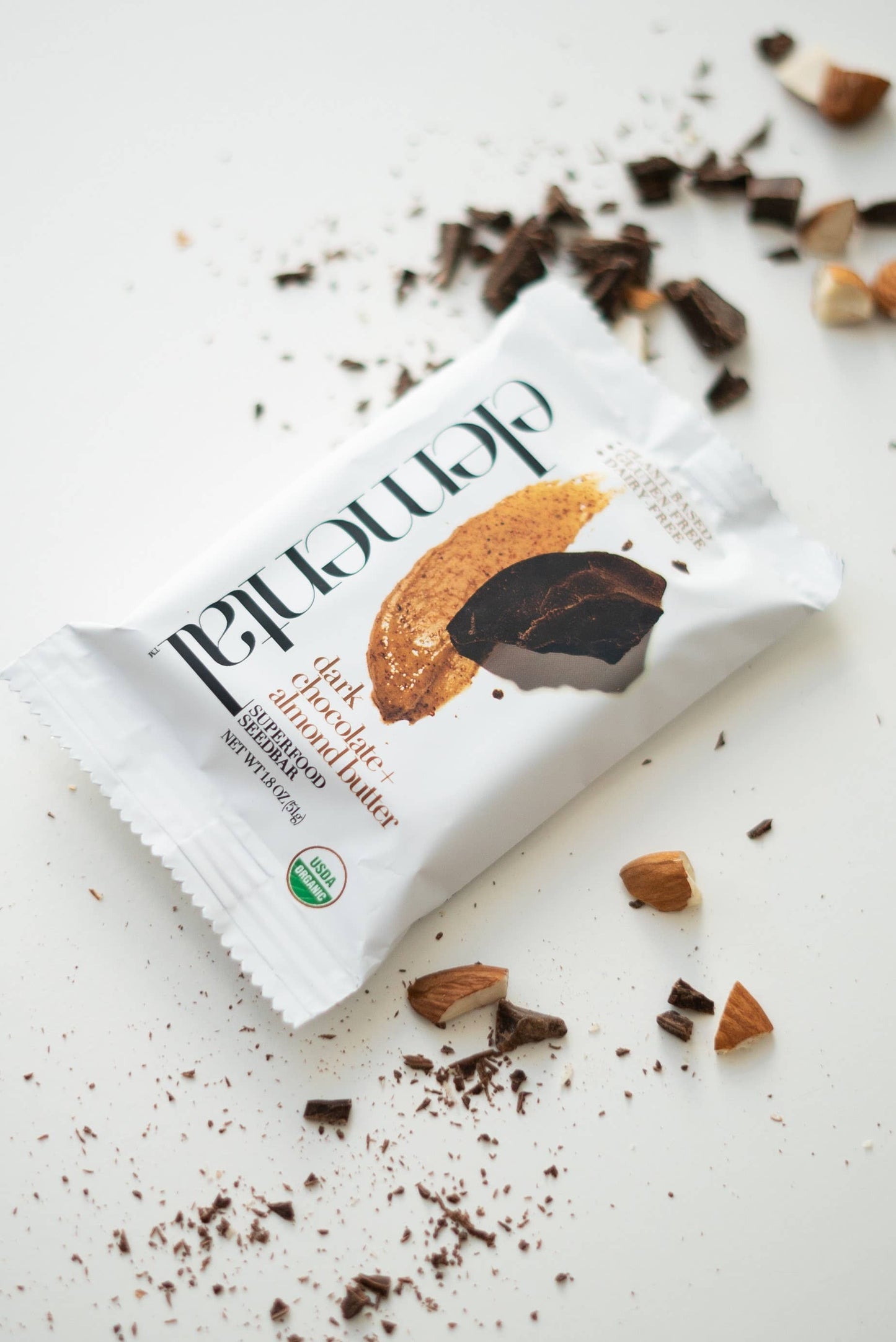 Elemental Superfood Bars - Dark Chocolate + Almond Butter
