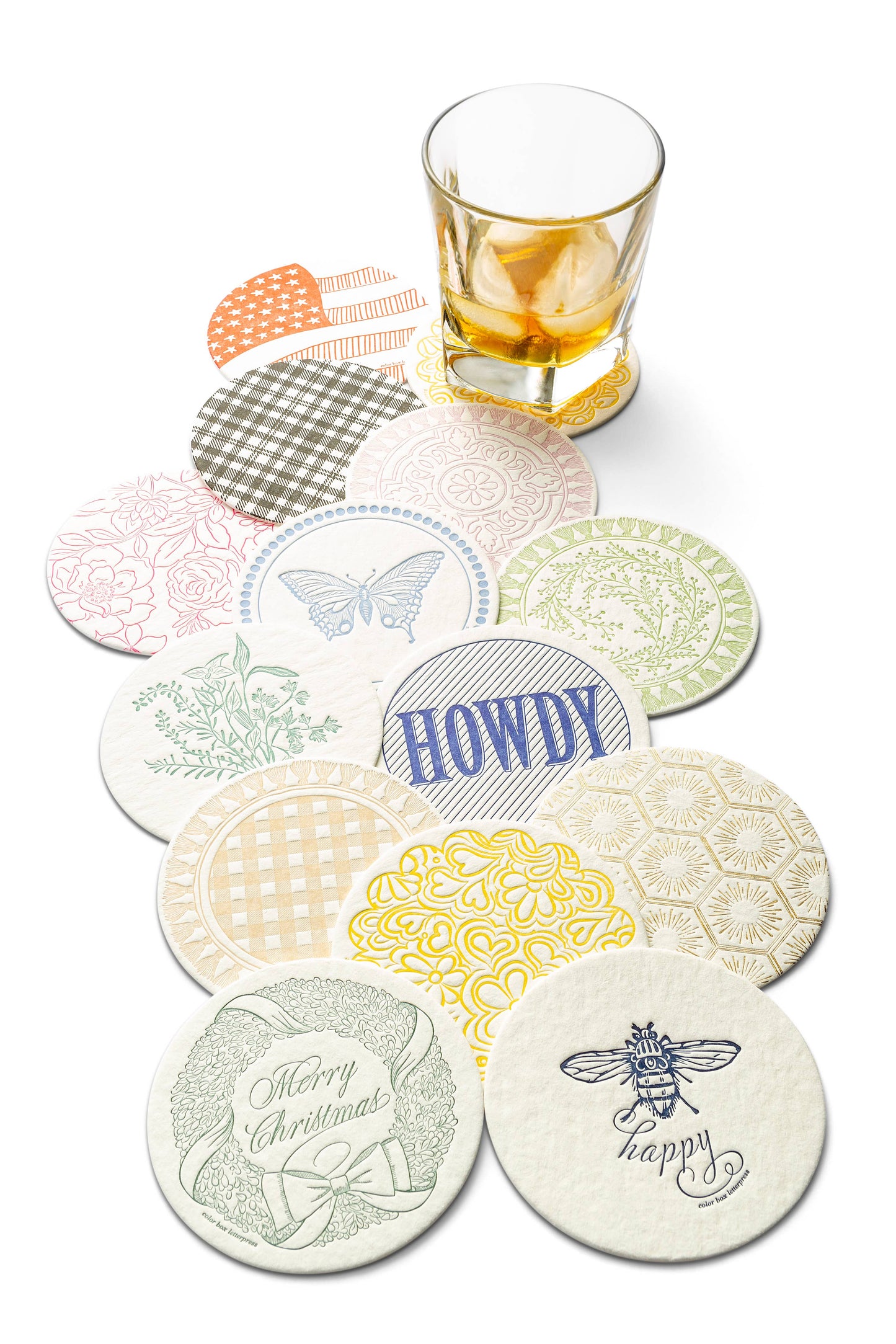 Extra Thirsty Coasters - Wreath