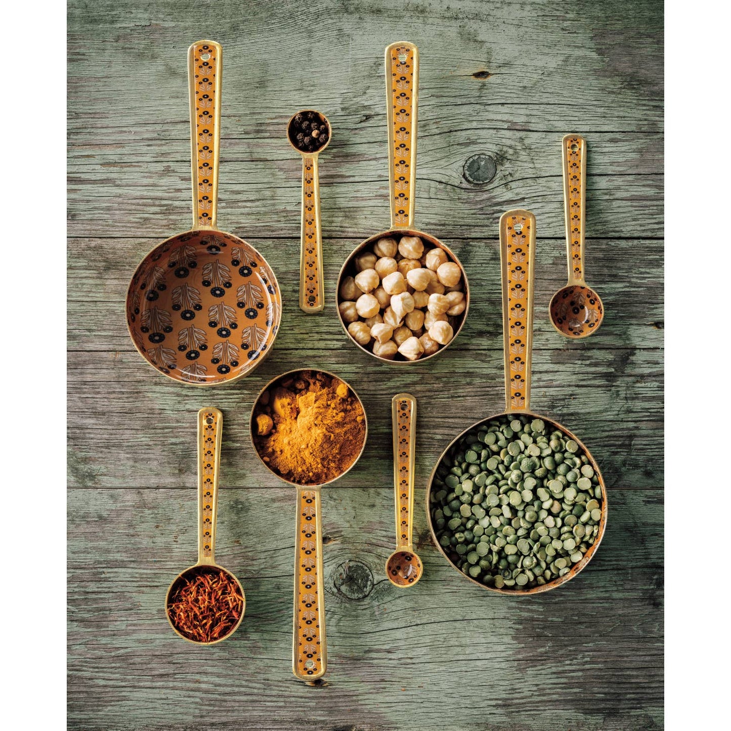 Zest Enameled Steel Measuring Cups - Set of 4