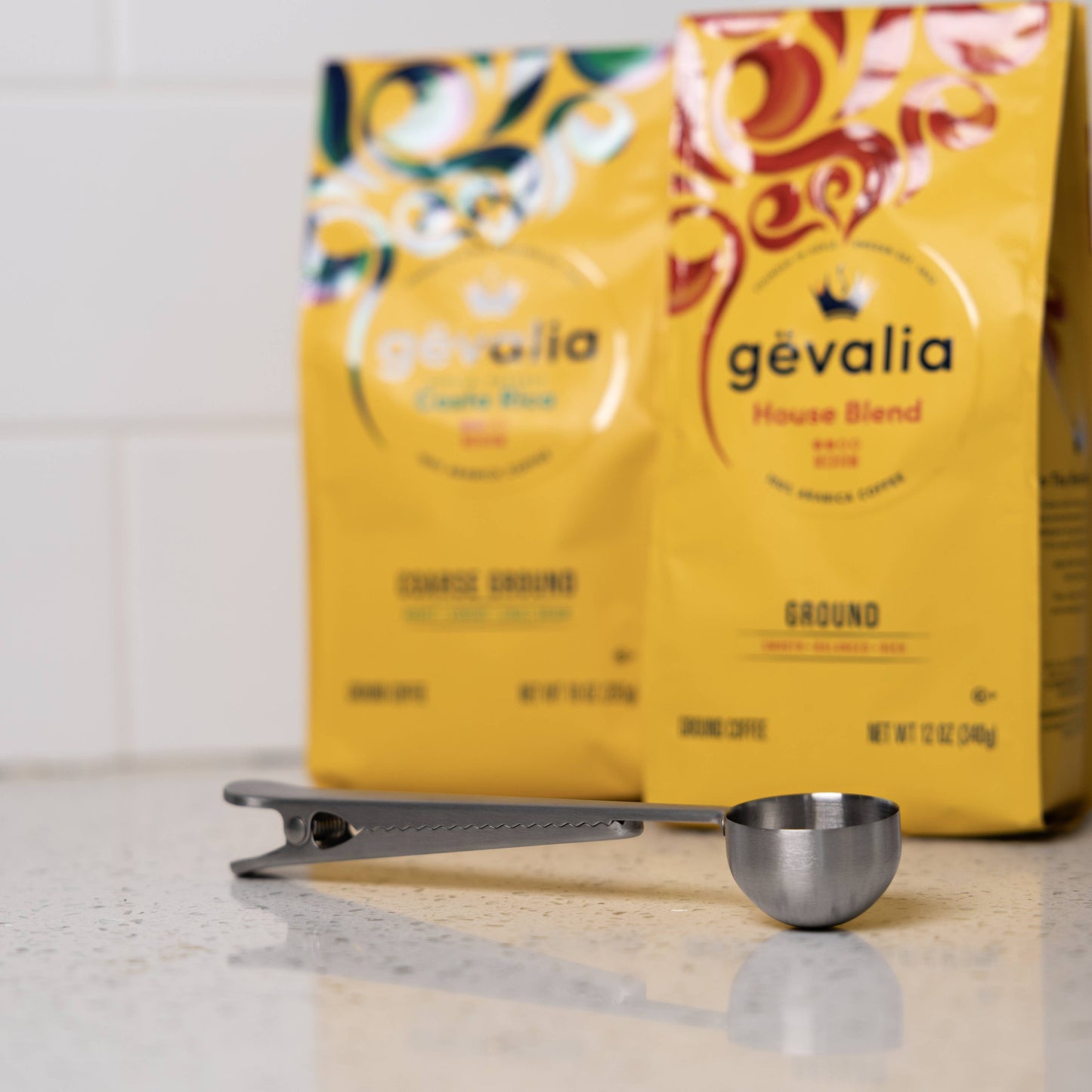 Stainless Steel Coffee Spoon and Bag Clip
