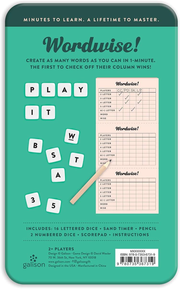 Wordwise! Dice Game