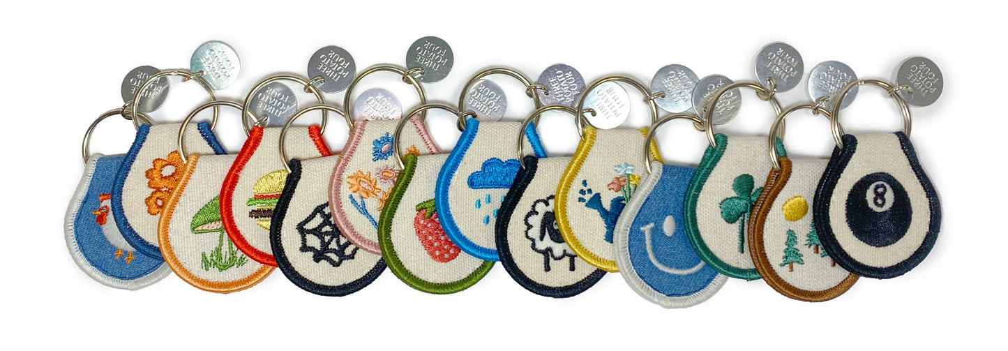 Evergreen Patch Keychain