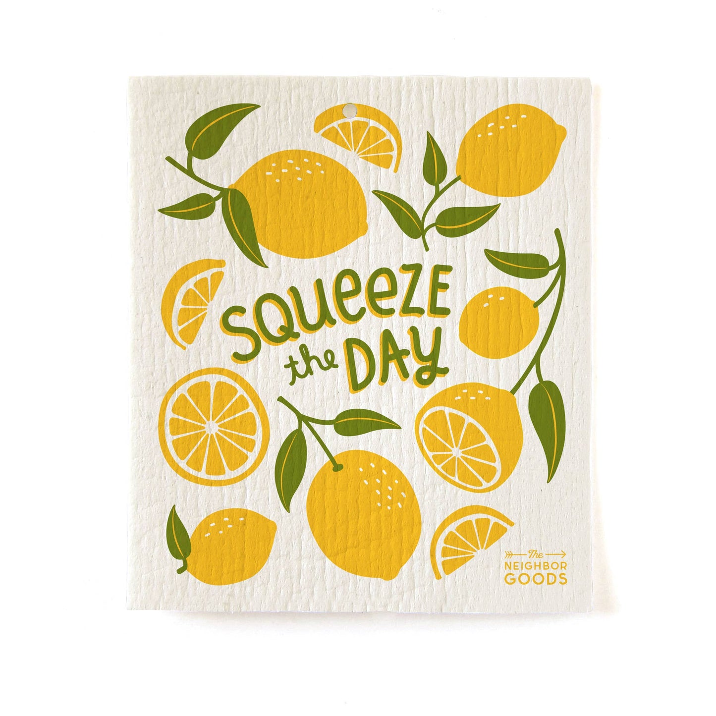 Lemon - Dish Towel + Sponge Cloth Set