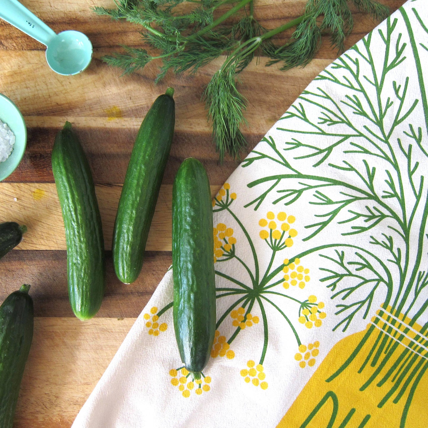 Fresh Herbs | Dish Towel Set of 3