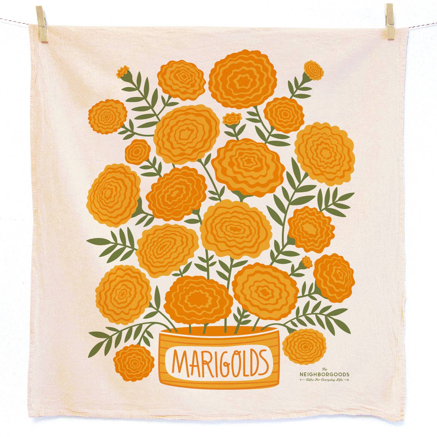 Edible Flowers Dish Towel Set - 3 Pack