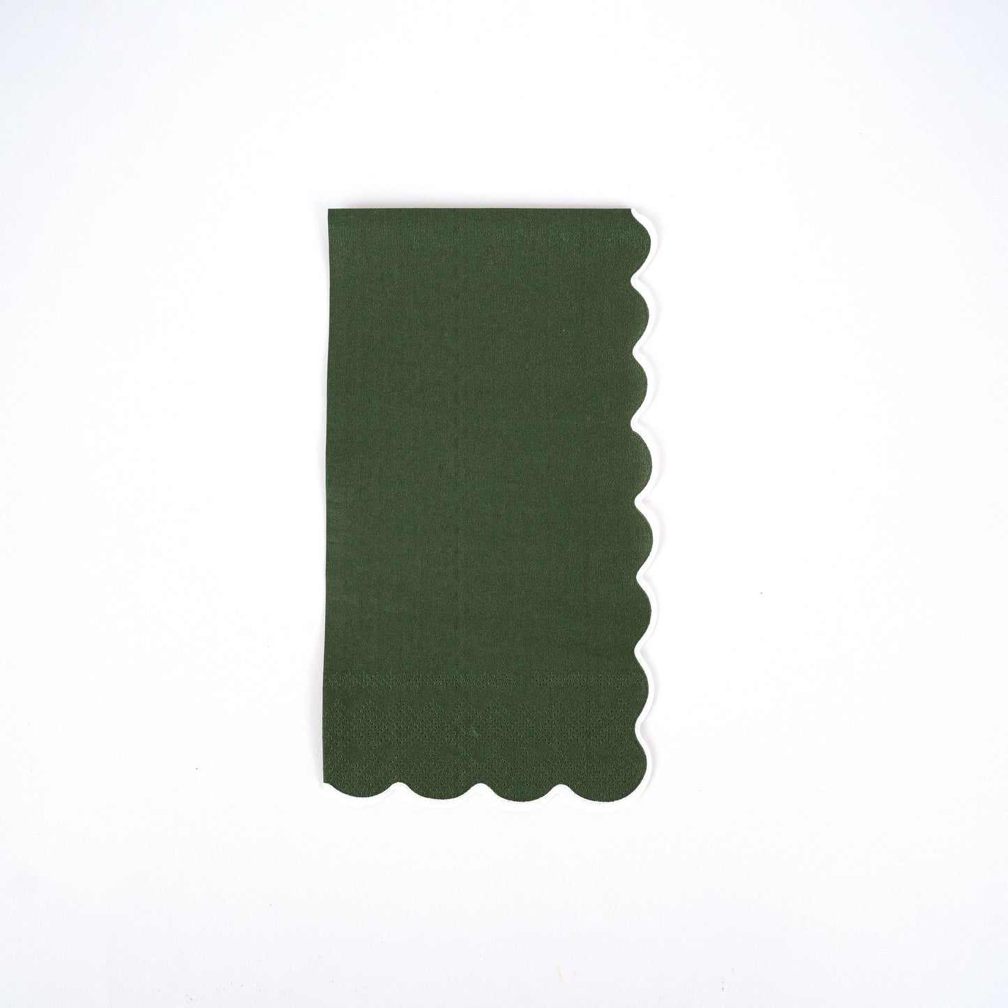 Holiday Scallop Guest Napkins
