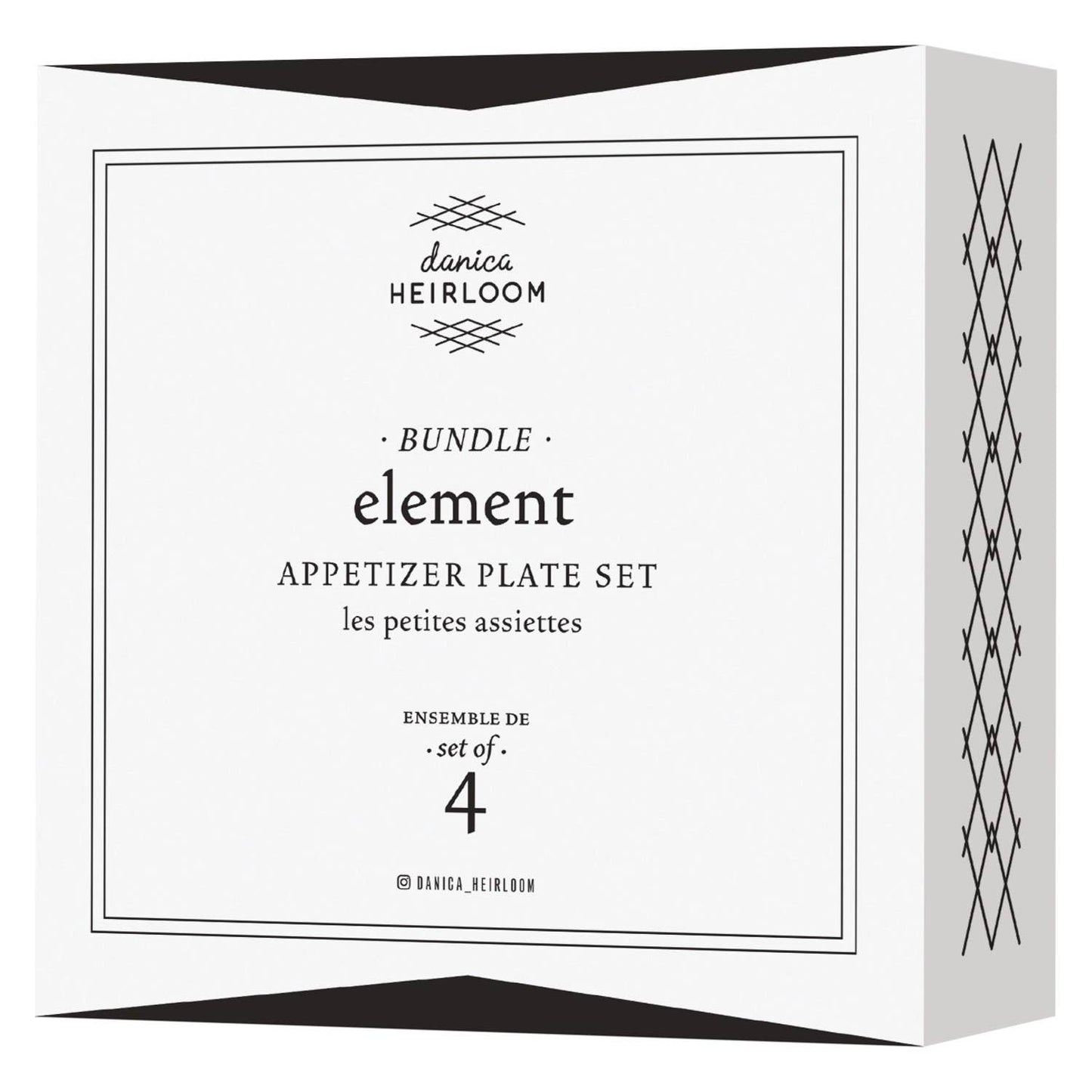Element Appetizer Plates | Set of 4