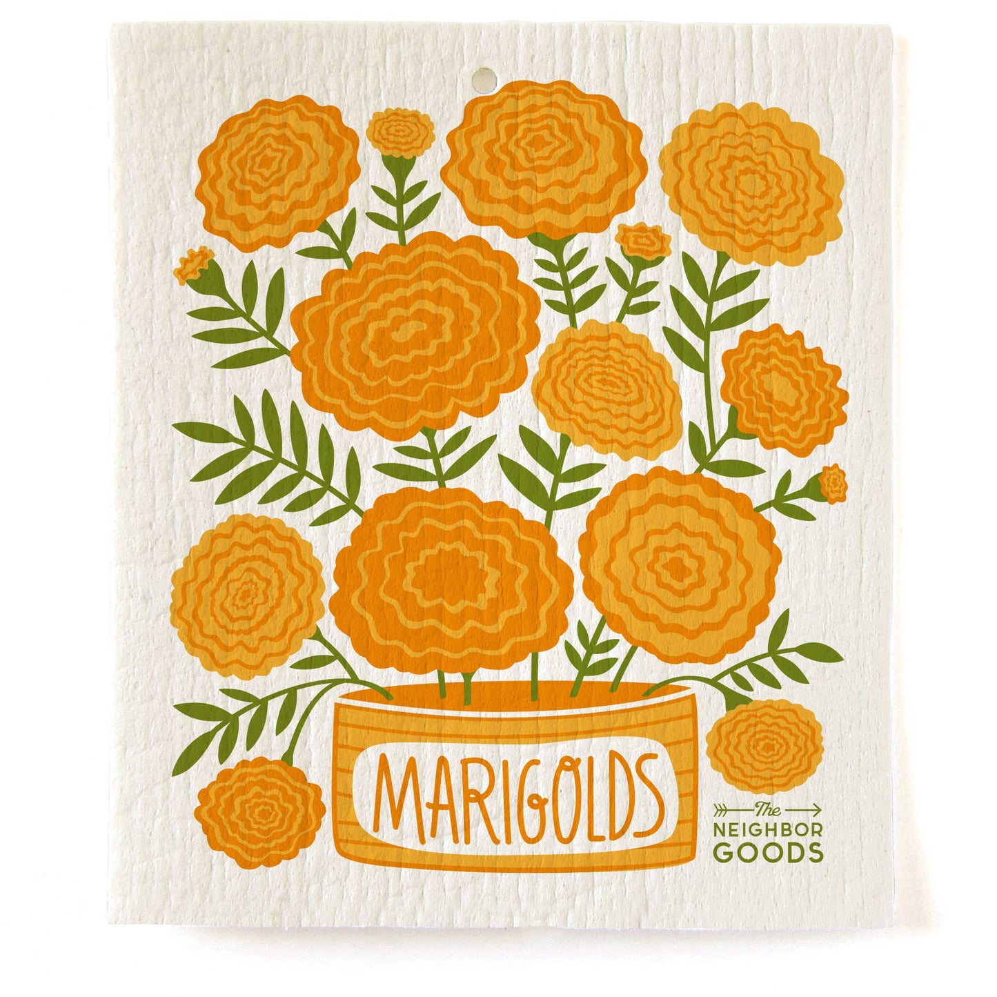 Marigolds - Dish Towel + Sponge Cloth Set