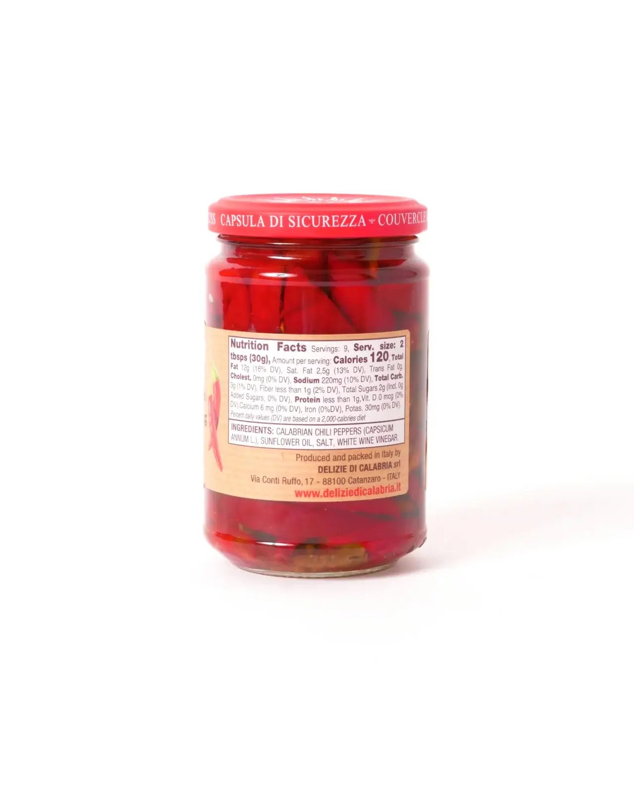 Whole Calabrian Chili in Oil | Delize di Calabria