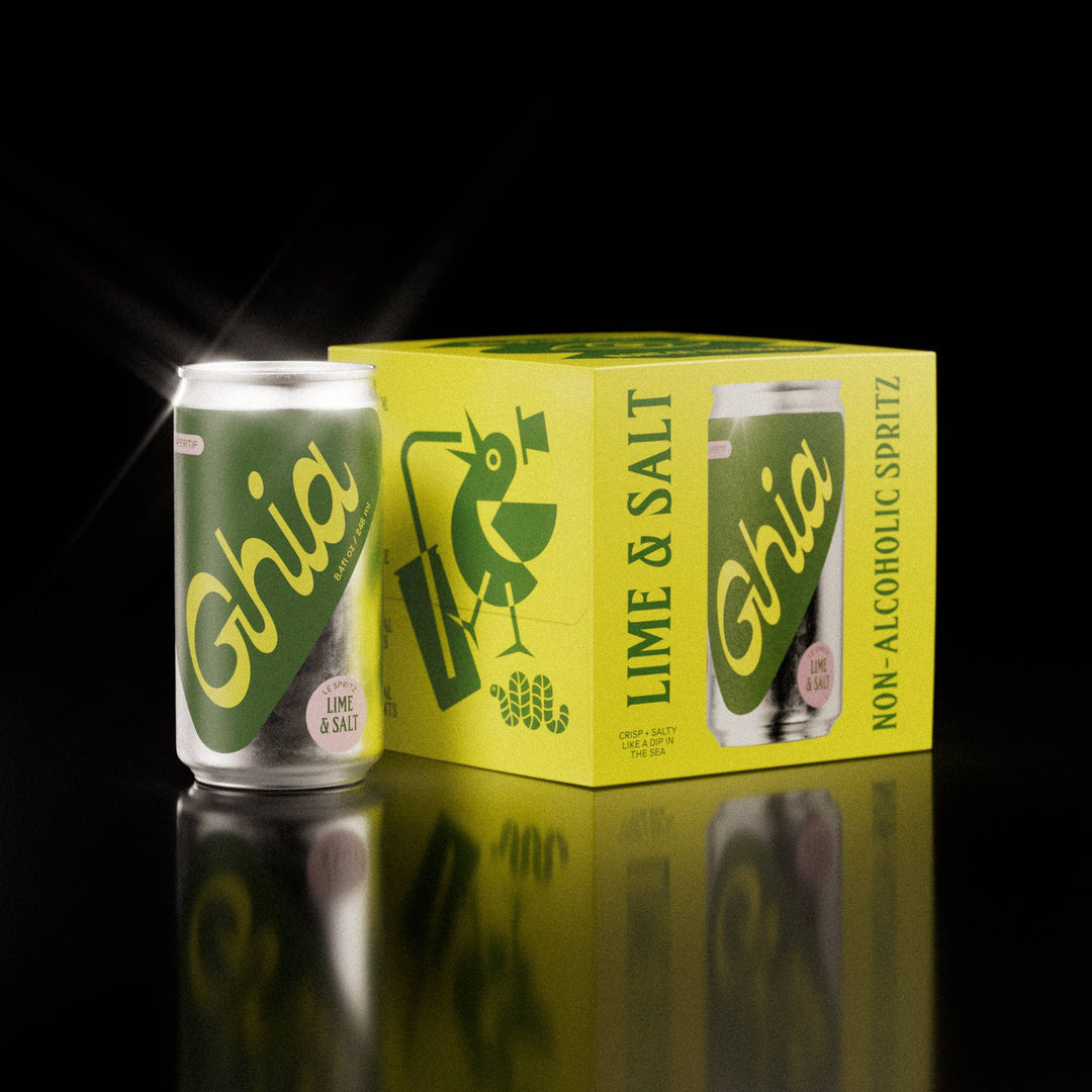 Le Spritz- Ghia Lime + Salt - Case of 24 ($3.70/ can): 4 packs