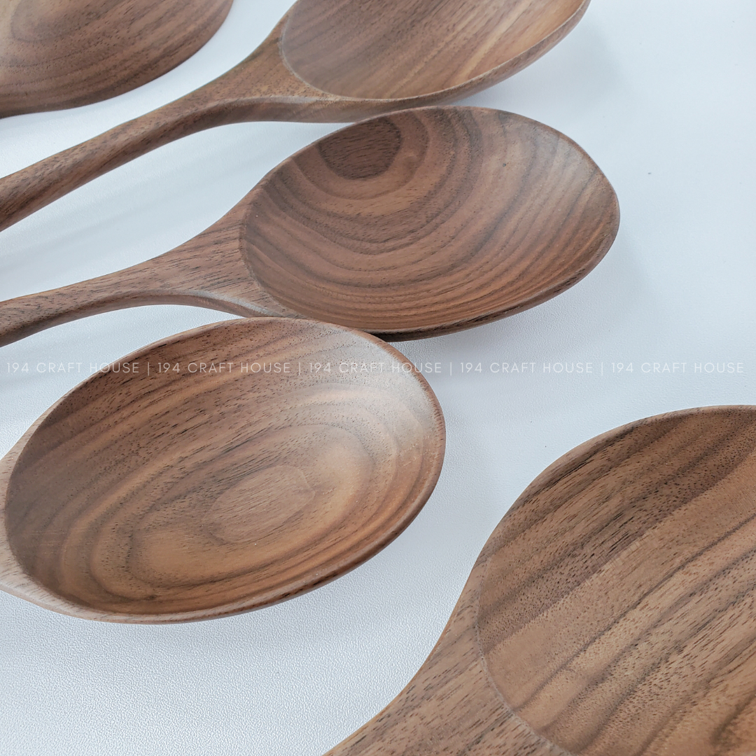Large Walnut Wooden Spoon