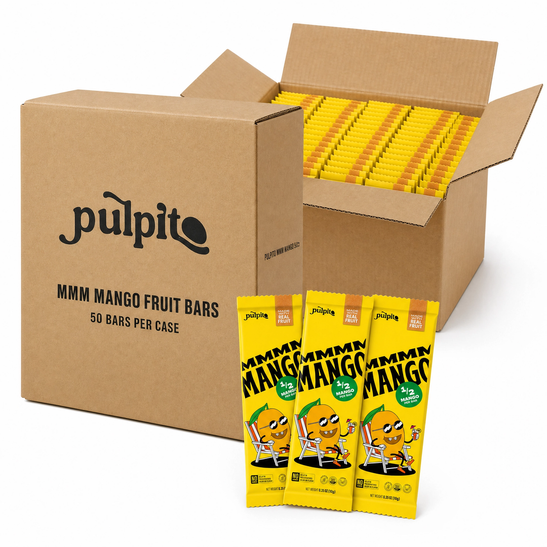 MMM Mango - Natural Fruit Snacks - Dried Fruit Bars Bulk