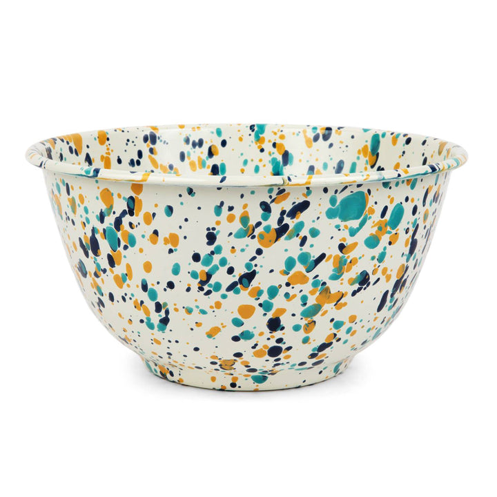 Catalina Enamelware Large Salad Bowl: Bermuda Buttercup