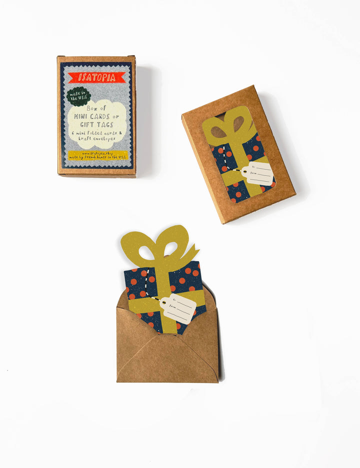 Holiday Gift Mini Cards - box of 6