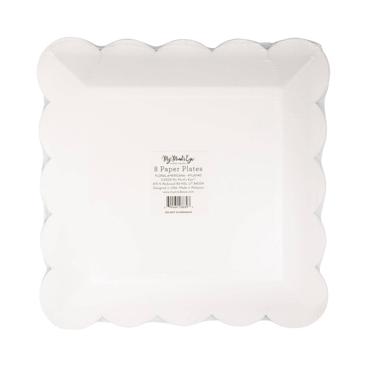FLA1140 - Floral Americana 9" Plate