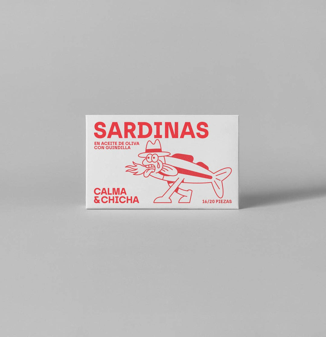 Calma & Chicha Small Sardines in Hot Olive Oil 16/20, Conservas del Norte