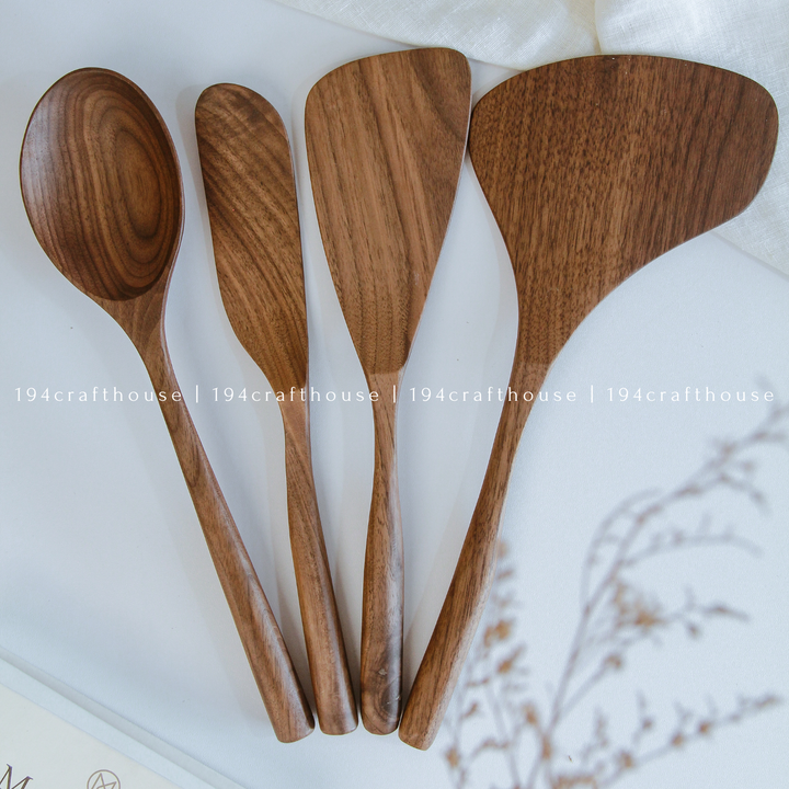 Large Walnut Wooden Spoon