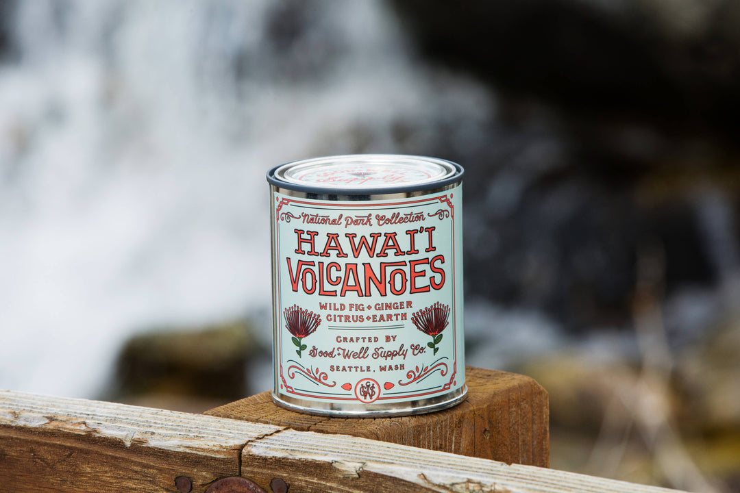 Hawaii Volcanoes National Park Candle: Pint / Cotton Wick