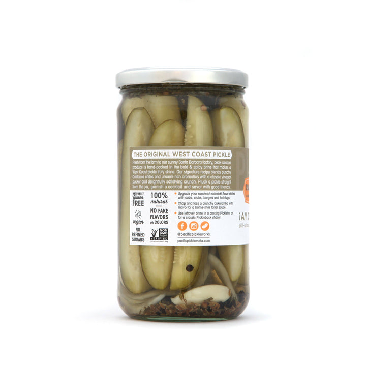 ¡Ay Cukarambas! Spicy Garlic Dill Pickles