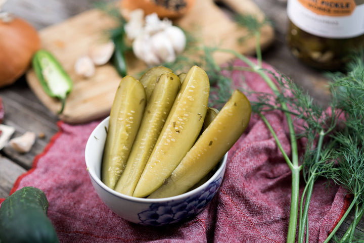 ¡Ay Cukarambas! Spicy Garlic Dill Pickles