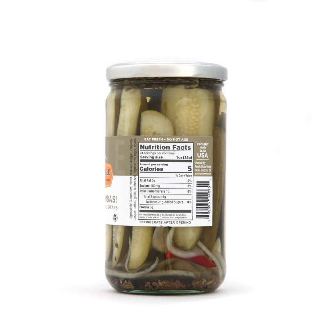 ¡Ay Cukarambas! Spicy Garlic Dill Pickles