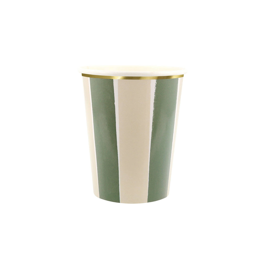 Fall Stripe Cups