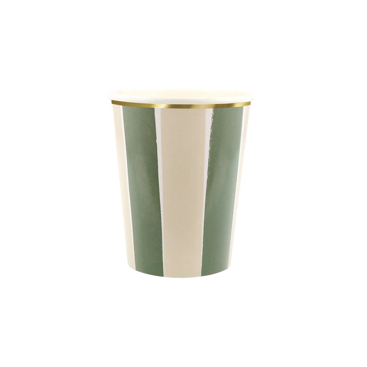 Fall Stripe Cups