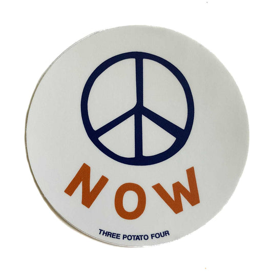 Peace Now Sticker