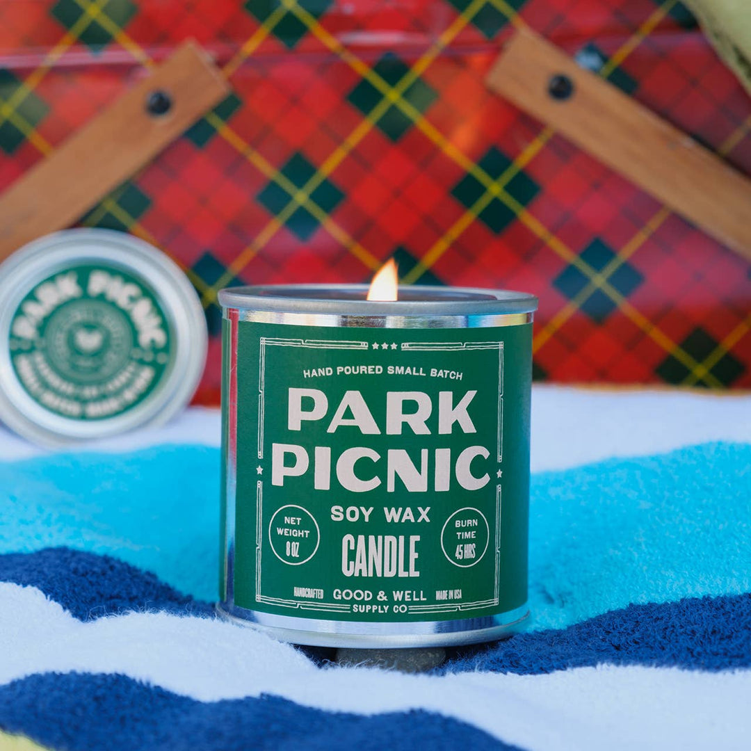 Park Picnic Soy Candle : 1/2 Pint / Cotton Wick