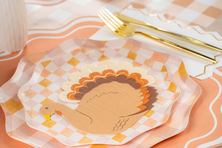 HMY25-DP1- Harmony Plaid Dessert Plates