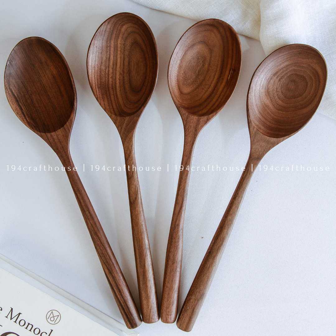 Large Walnut Wooden Spoon
