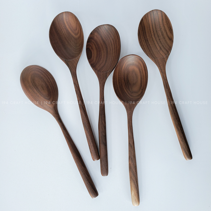 Large Walnut Wooden Spoon
