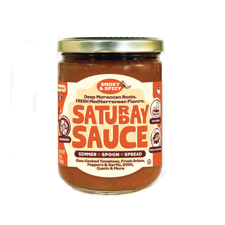 Sababa Foods Saturday Sauce (Smoky & Spicy)- 16 oz.