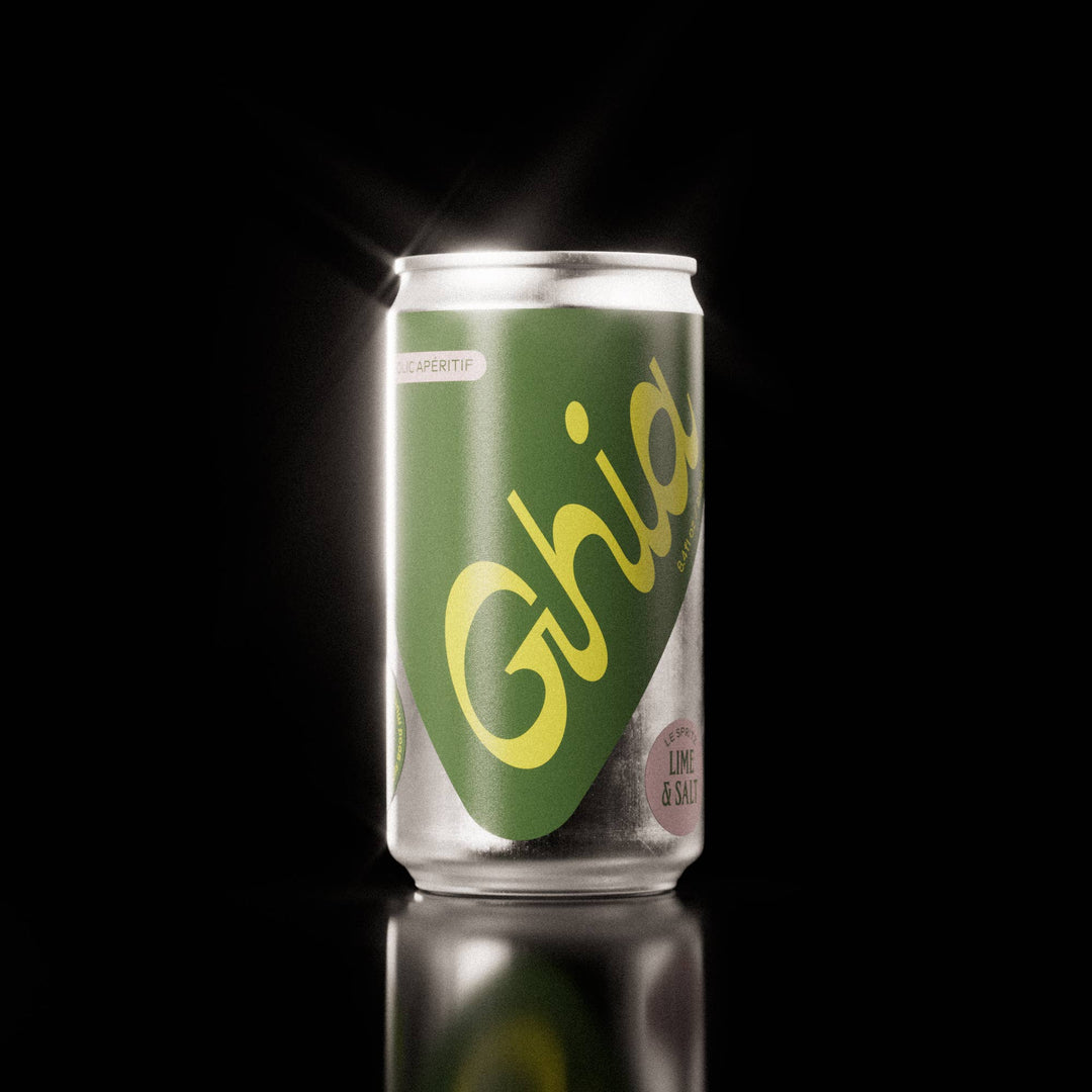 Le Spritz- Ghia Lime + Salt - Case of 24 ($3.70/ can): 4 packs
