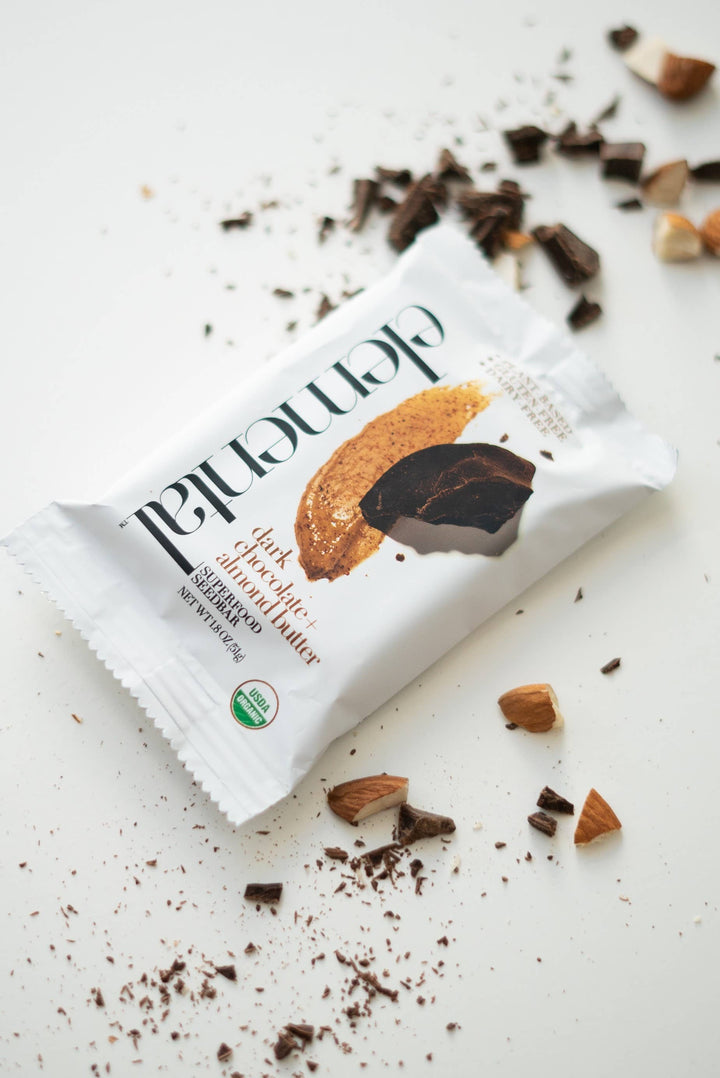 Elemental Superfood Bars | Dark Chocolate + Almond Butter