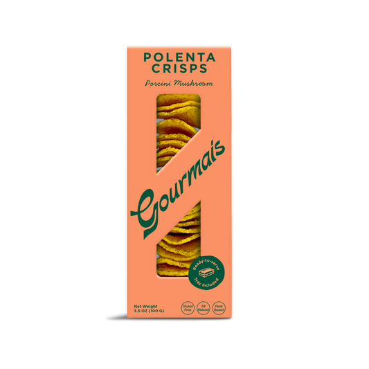 Gourmais Polenta Crisps - Porcini Mushroom