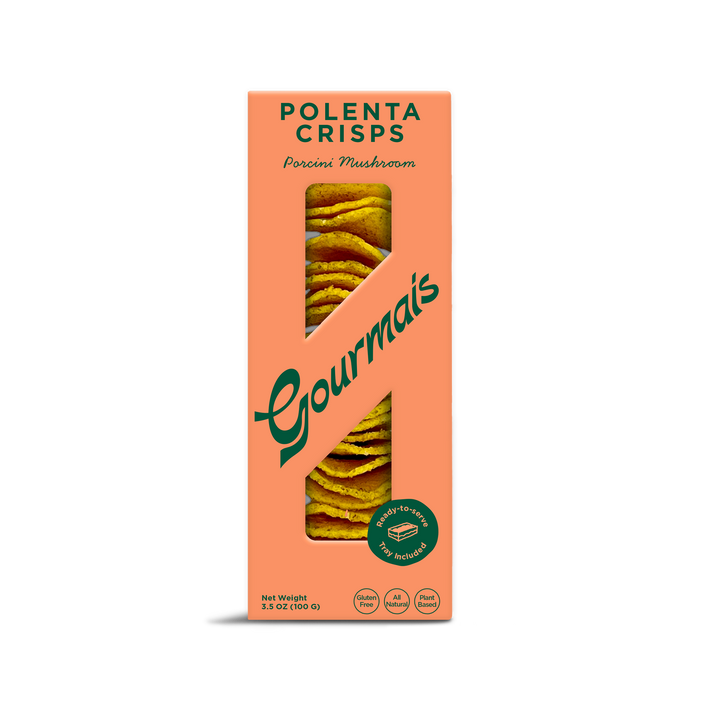 Gourmais Polenta Crisps - Porcini Mushroom