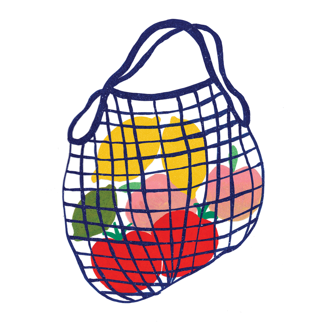 Market Bag - individual sticker