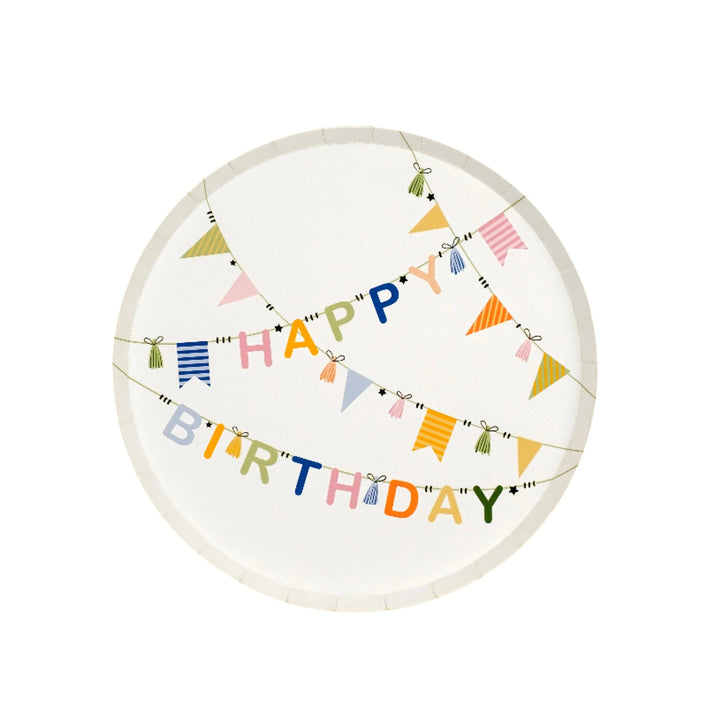 HB25-DP1- Birthday Cheer Dessert Plates