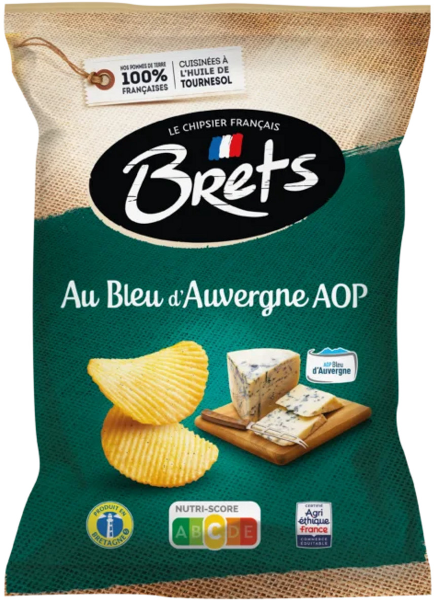 Brets Potato chips  blue cheese