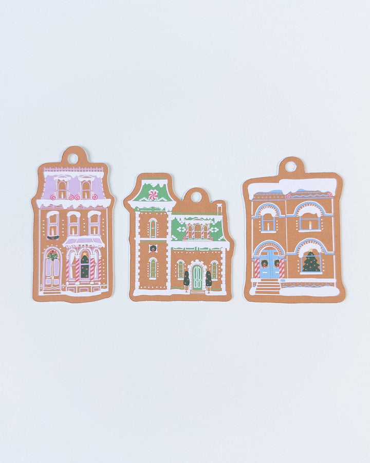 Gingerbread House Gift Tags, Set of 8