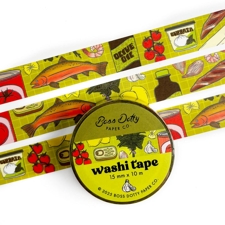 Sunday Dinner Food Washi Tape