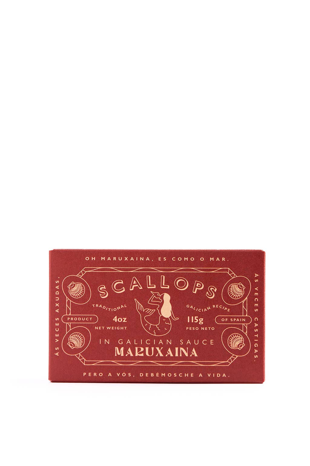 Maruxaina. Scallops from Galician Rias in Galician Sauce.