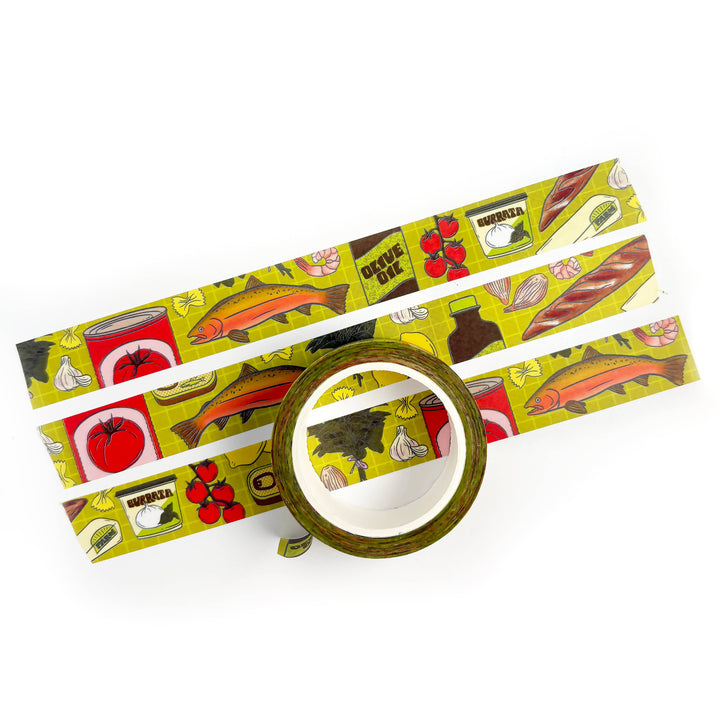 Sunday Dinner Food Washi Tape