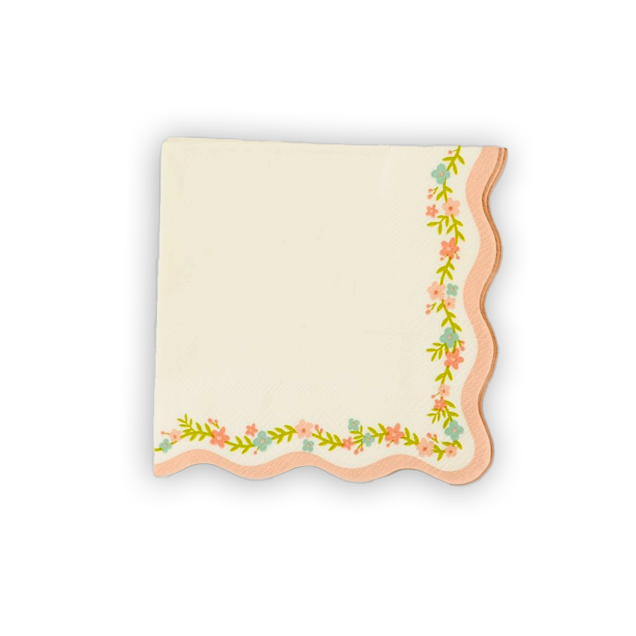 Floral Meadow Beverage Napkins
