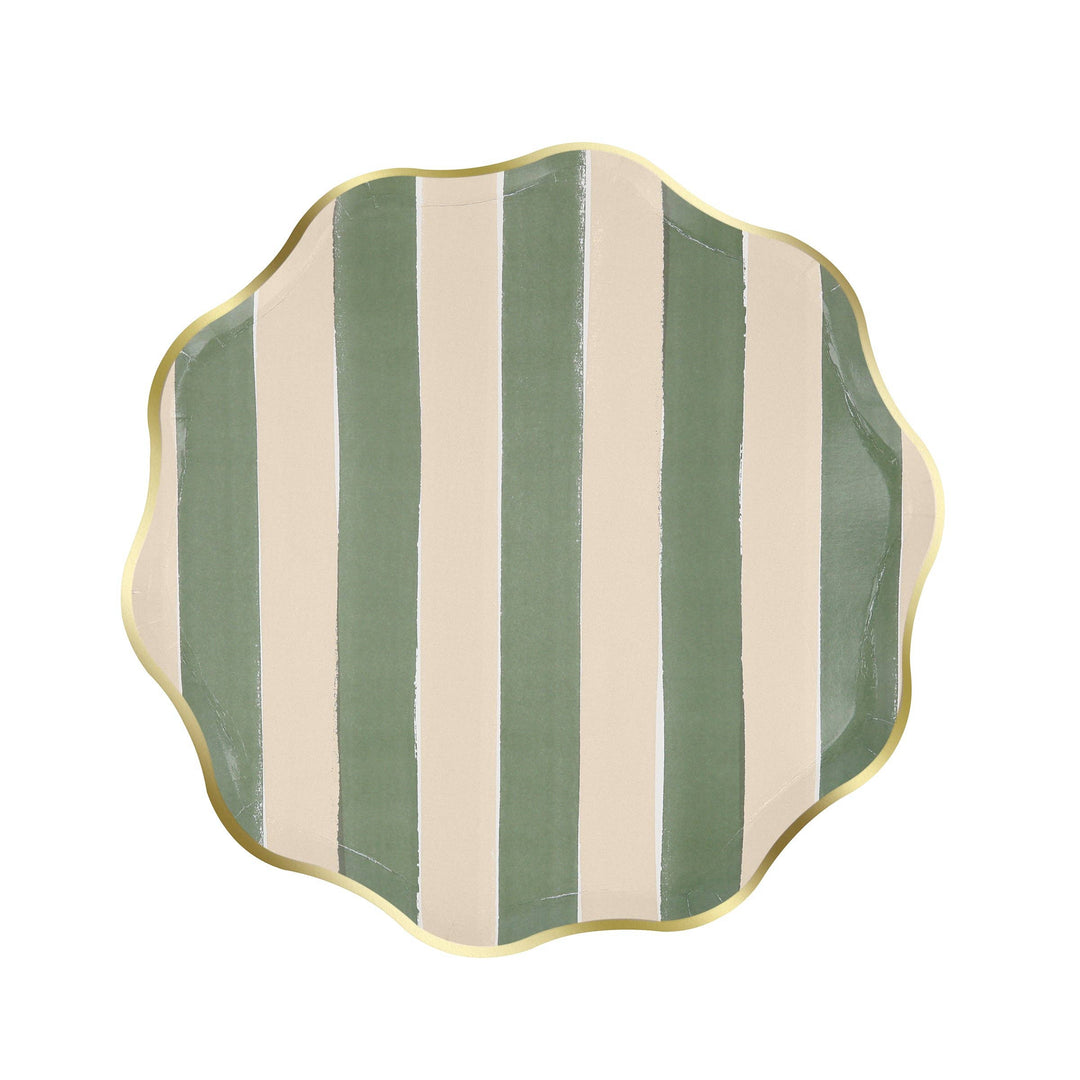 Fall Stripe Side Plates