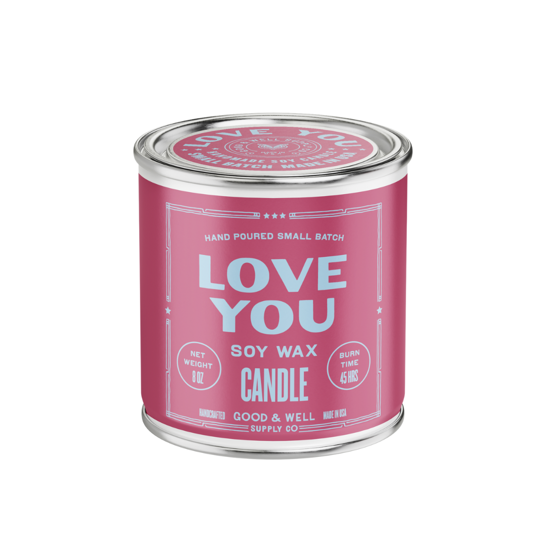 Love You - Valentine's Day Soy Candle