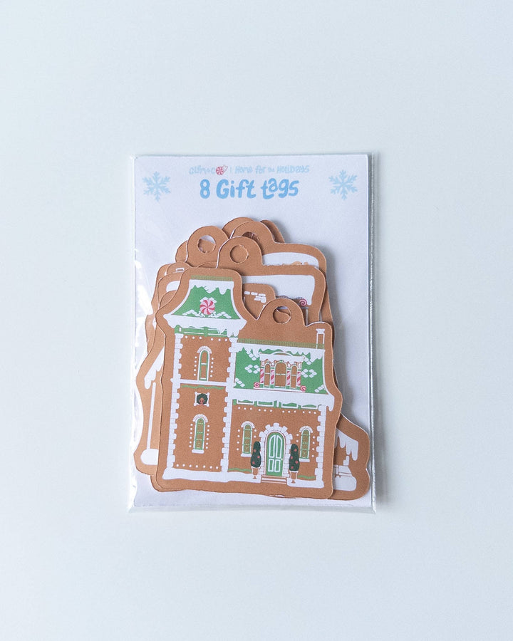 Gingerbread House Gift Tags, Set of 8